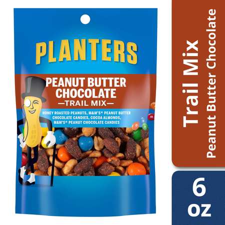 Planters Planters Peanut Butter Chocolate Trail Mix 6 oz. Bag, PK12 10029000021119